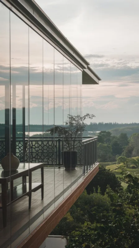 Fechamento de sacada em vidro em Rio Claro