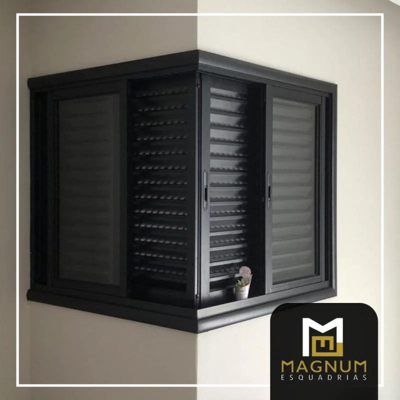 Janela de alumínio para quarto