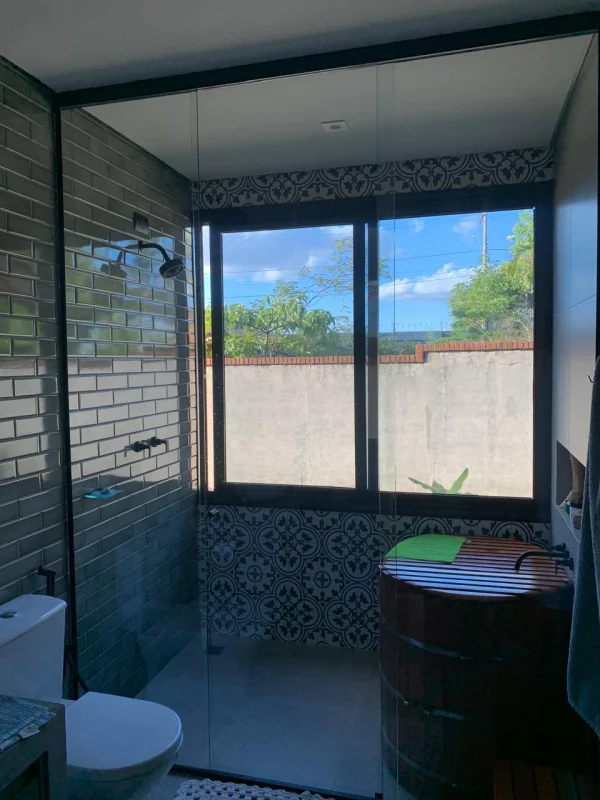 Janela para banheiro de correr