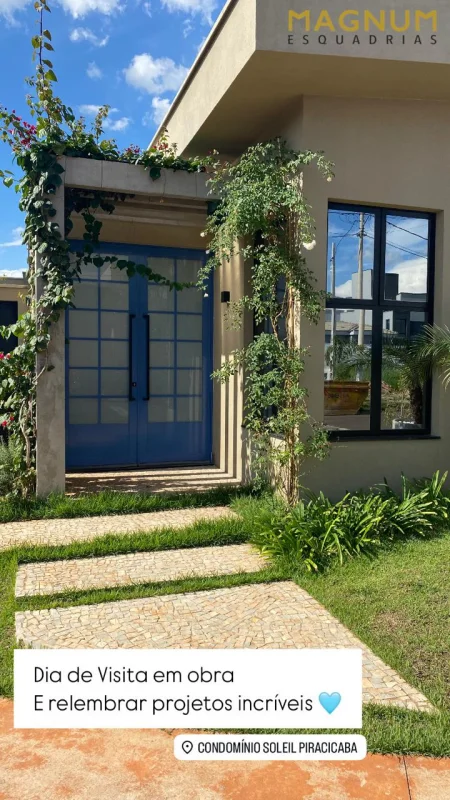 Porta de esquadria de alumínio