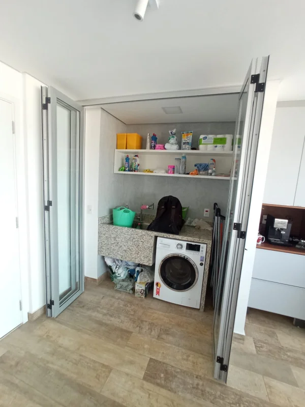 Porta sanfonada personalizada em Limeira