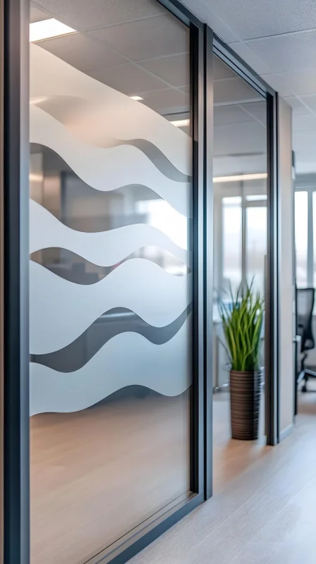 Porta de vidro personalizada em Rio Claro