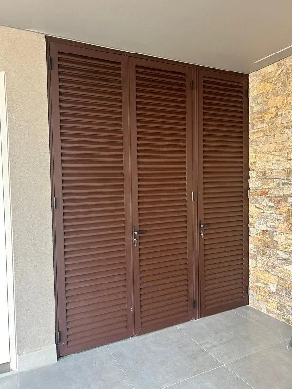 Veneziana de alumínio bronze